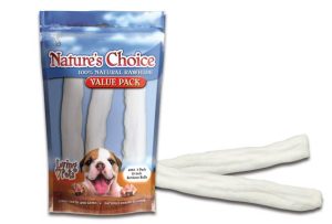 Nature's Choice - 10" White Rawhide Retriever Rolls (3 Pack)