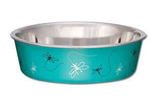 Bella Bowl - Stainless Steel Dog Bowl - Turquoise