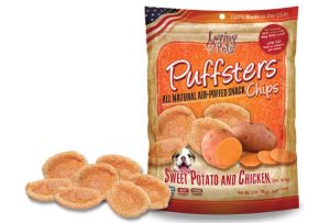Puffsters Sweet Potato and Chicken Chips for Dogs