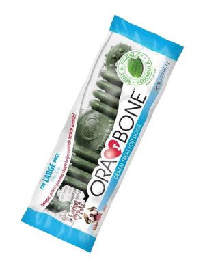 Ora-Bone Mint Green Dental Treat for Dogs
